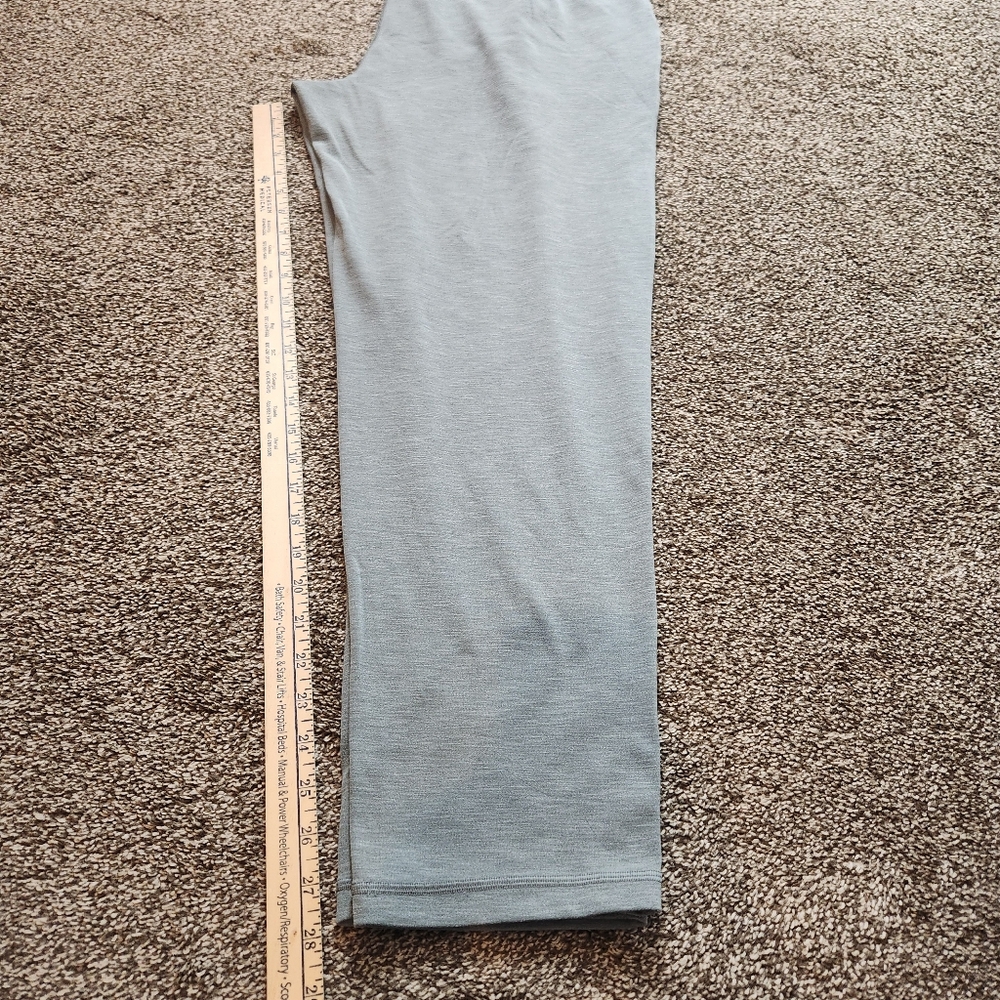 Athleta Elation Pant In Heather Green Size Large Tall - Picture 8 of 8